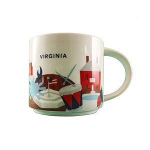 Starbucks Virginia Coffee Mug "You Are Here" Collection 14 Oz New NIB